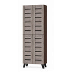 KYLEE 4 Doors Tall Shoe Cabinet Carb-P2 Certified With Air Ventilation Free Installation