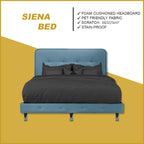 Siena Divan Bed Frame Pet Friendly Scratch-Resistant Fabric - With Mattress Add On - All Sizes Available