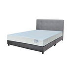 Ollie Fabric Divan Bed Frame With 8" Orthocoil Nasa Pedic Mattress - All Sizes Available