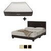 Sabrina Bed Frame + 9 inch Spinal Spa Mattress In Single, Super Single, Queen, and King Size
