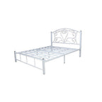 Suzana Series 2 Metal Bed Frame White In Queen Size