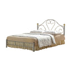 Julie Series 4 Queen Metal Bed Frame Collection w/ Optional Mattress Add On
