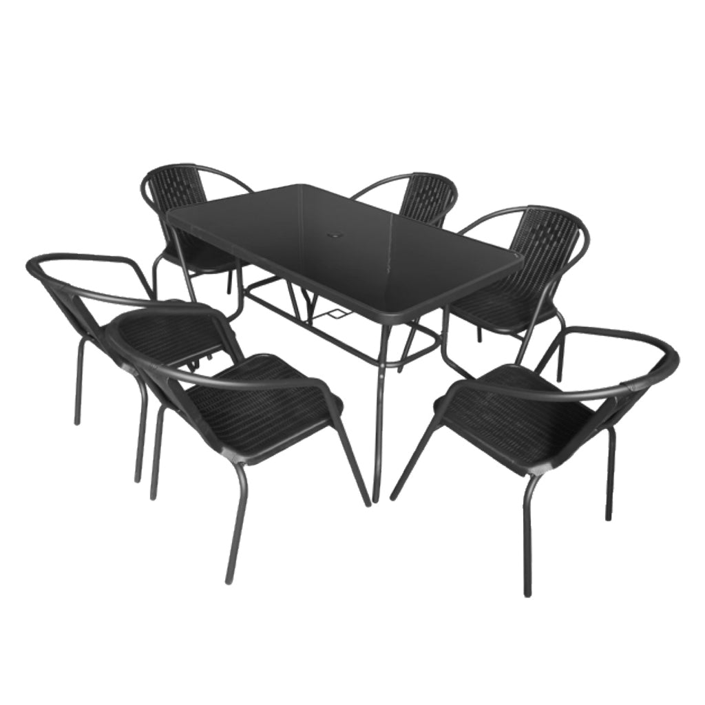 Chane Outdoor Table with Chair Sets Garden or Balcony Coffee or Tea Table Area