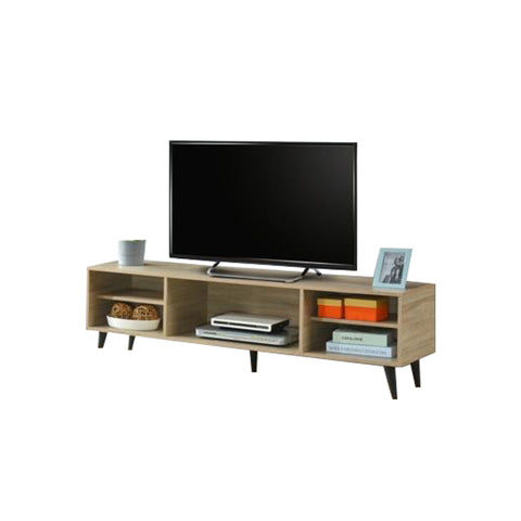 Image of Duisburg Series 12 Wood TV Console Cabinet In Natural Colour