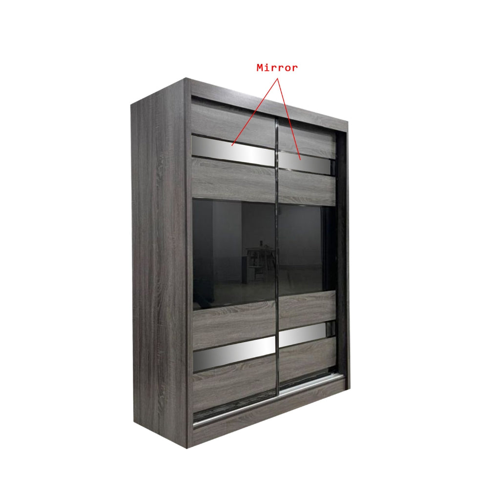 Sabita Series 5ft Sliding Wardrobe Scratch Resistant in 11 Designs
