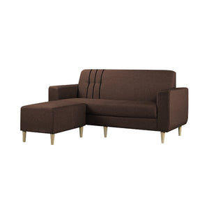 Nican 3-Seater Sofa with Chaise in Fabric Colours