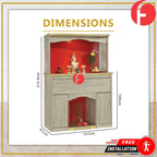 Wyatt Oriental Altar Table with Top Altar Cabinet Fire Resistant Altar Cabinet
