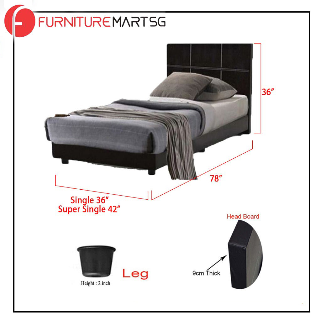 Toluca Bedroom Set Series 8 Includes Wardrobe/Bed Frame/Mattress In Queen And King Size.Free Installation