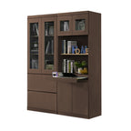 Athena 5 Bookshelf With Glass Doors in 3 Colours