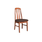 Aisha Dining Chair Collection Solid Wood with Marble or Cushioned Seat in Walnut/Cherry