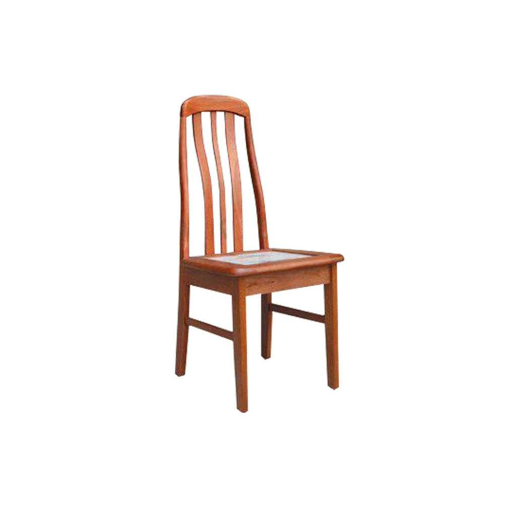 Aisha Dining Chair Collection Solid Wood with Marble or Cushioned Seat in Walnut/Cherry