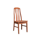 Aisha Dining Chair Collection Solid Wood with Marble or Cushioned Seat in Walnut/Cherry