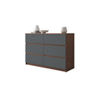 Hersh Premium Chest of Drawers Collection CARB-P2 Certified Board Full Laminated Back Panel in 6 Colours