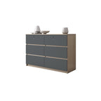 Hersh Premium Chest of Drawers Collection CARB-P2 Certified Board Full Laminated Back Panel in 6 Colours