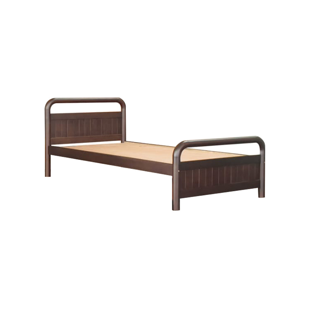 Robby Series 10 Wooden Bed Frame Walnut In Single/Super Single Size