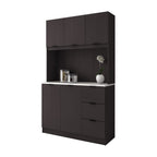 Jimae Series Modular Kitchen Cabinet with Hanging Cabinet in 2 Colours (Model E)