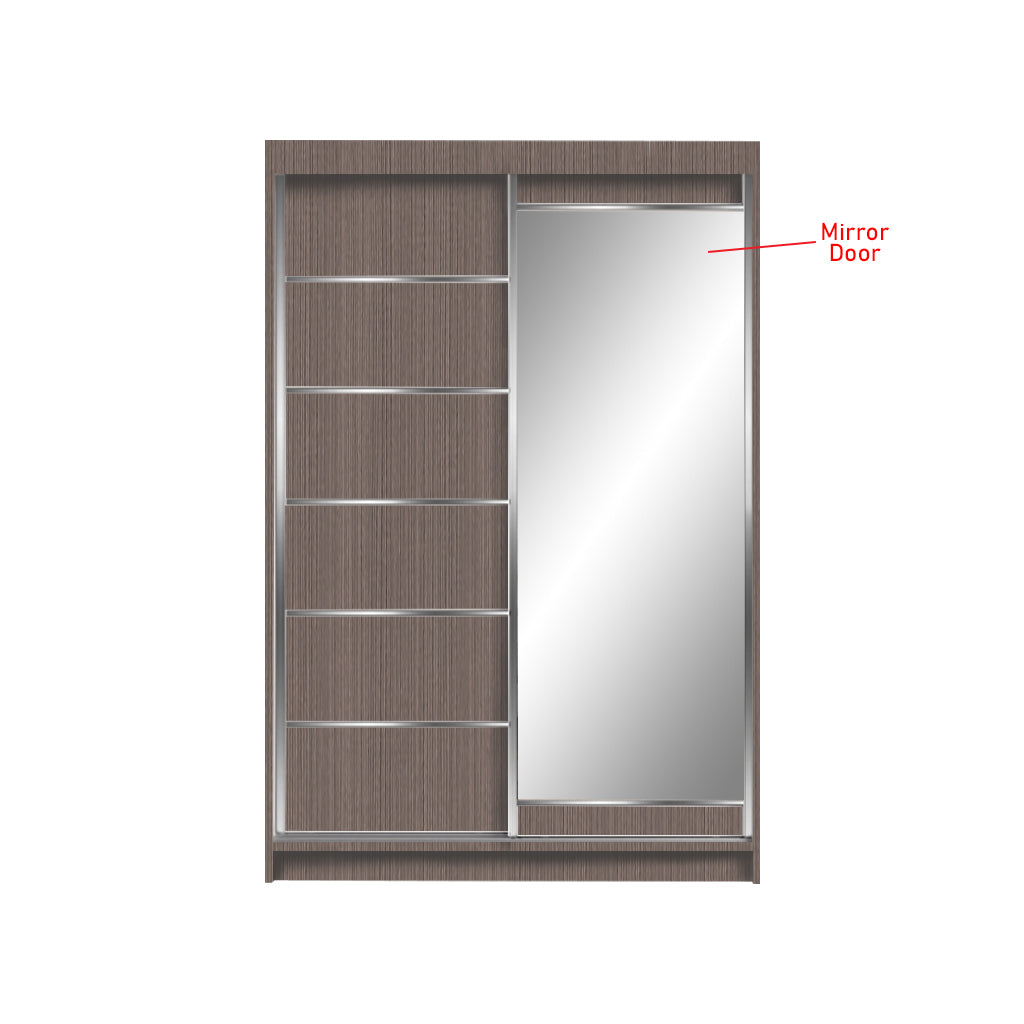 Frankfurt Series 4FT 2-Door Sliding Door Wardrobe in 50 Models Available