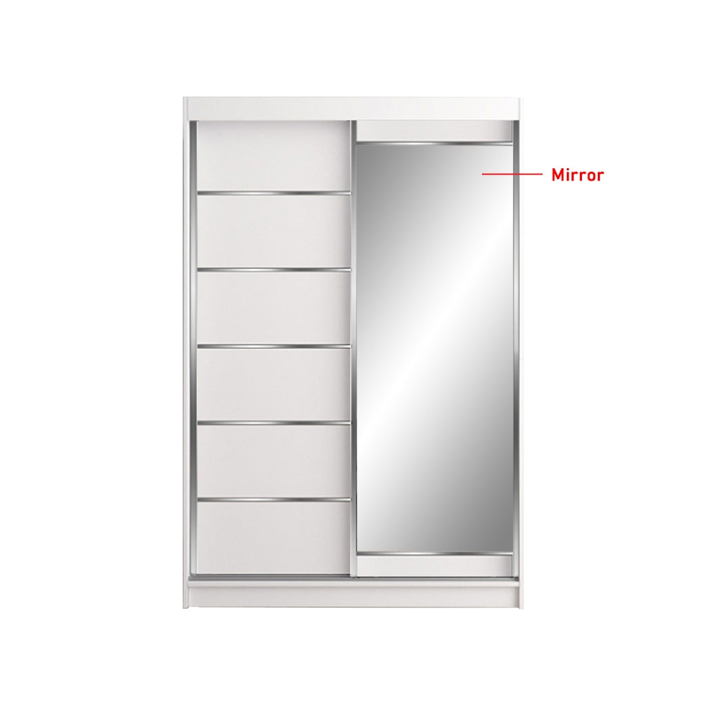 Frankfurt Series 4FT 2-Door Sliding Door Wardrobe in 50 Models Available