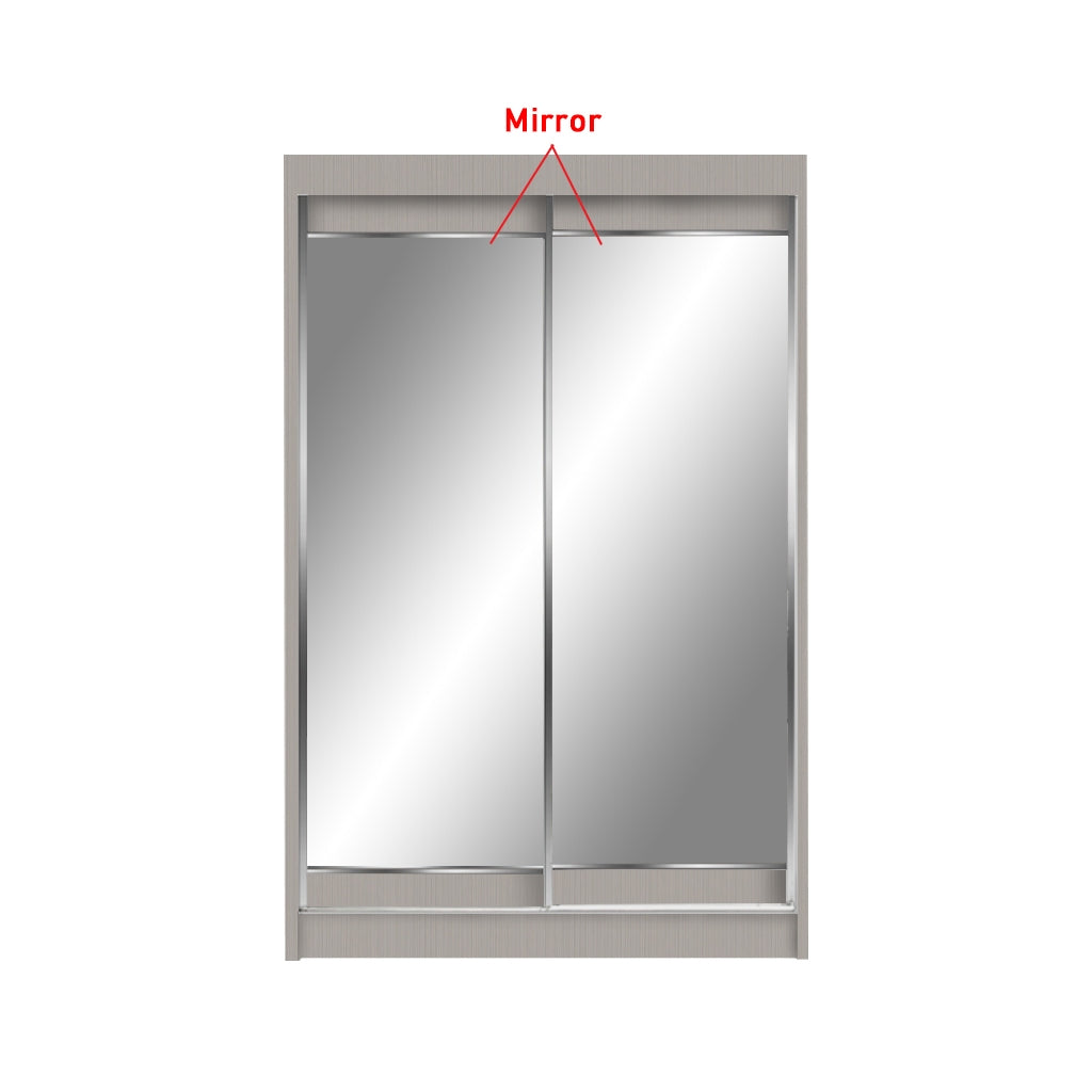Frankfurt Series 4FT 2-Door Sliding Door Wardrobe in 50 Models Available