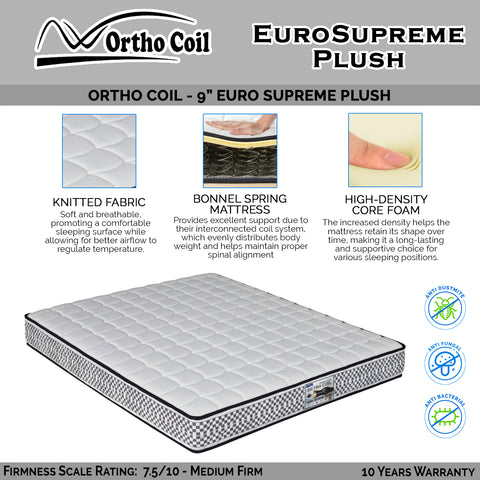 Image of Diomire Mattress With Bed Frame Package. Latex/Memory Foam/Pocketed Spring In Single/Super Single/Queen/King
