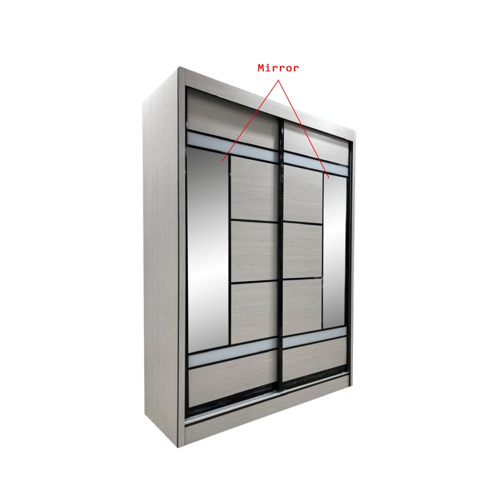 Sabita Series 5ft Sliding Wardrobe Scratch Resistant in 11 Designs