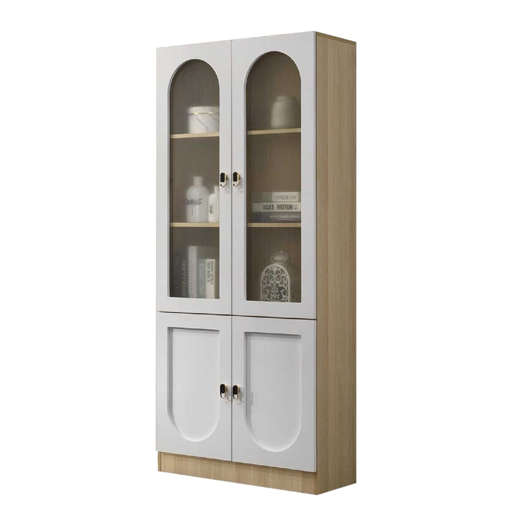 Gaia Series 1 Display Cabinet Book Shelves with Drawers in 3 Design
