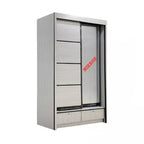 Lindy Series5 4 Feet Solid Sliding Door Wardrobe