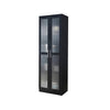Rimma Series 5 Display Shelves Book Cabinet in Black Colour
