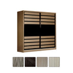 Charie Series 5FT/6FT/8FT Customizable Sliding Door Modular Wardrobe in 6 Designs