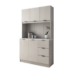 Jimae Series Modular Kitchen Cabinet with Hanging Cabinet in 2 Colours (Model E)