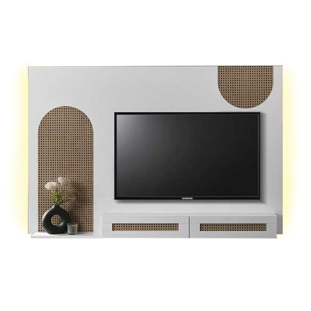 Dew Series Living Room TV Console with LED Backlight in 7 Design