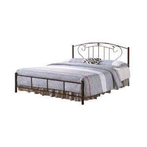 Suzana Series 3 Metal Bed Frame White In Queen Size