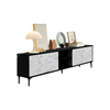 Quill E TV Console Cabinet with Metal Legs