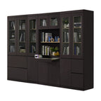Athena 6 Bookshelf With Glass Doors in 3 Colours