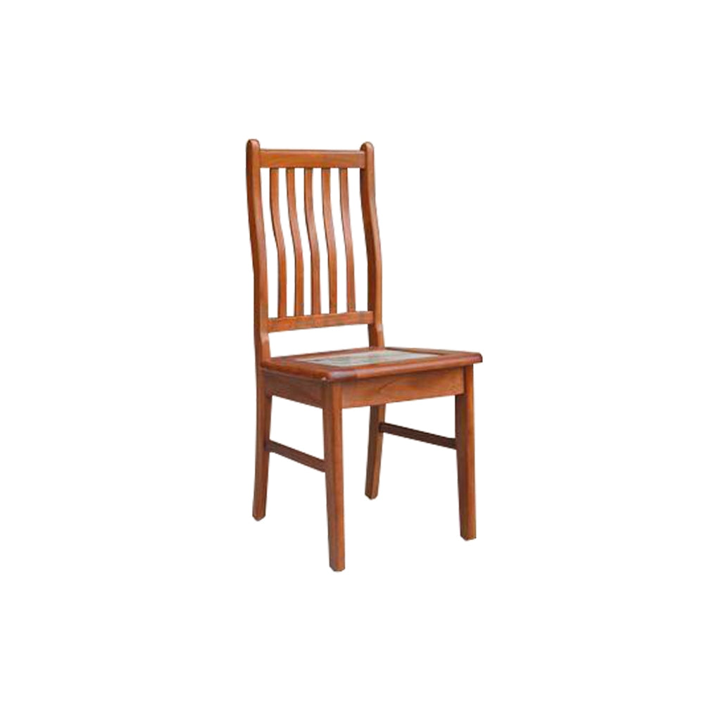 Aisha Dining Chair Collection Solid Wood with Marble or Cushioned Seat in Walnut/Cherry