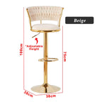 Hendrix Series 6 High Island Chair Bar Stool Chair Steel Legs