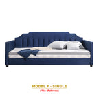 Kaelle Series Daybed with Trundle or Drawer - With Mattress Option