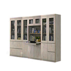 Athena 6 Bookshelf With Glass Doors in 3 Colours