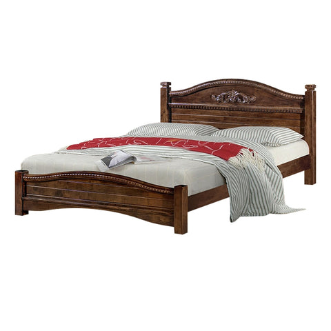 Image of Gianna Series F Wooden Bed Frame Queen and King Size in Cappuccino Color