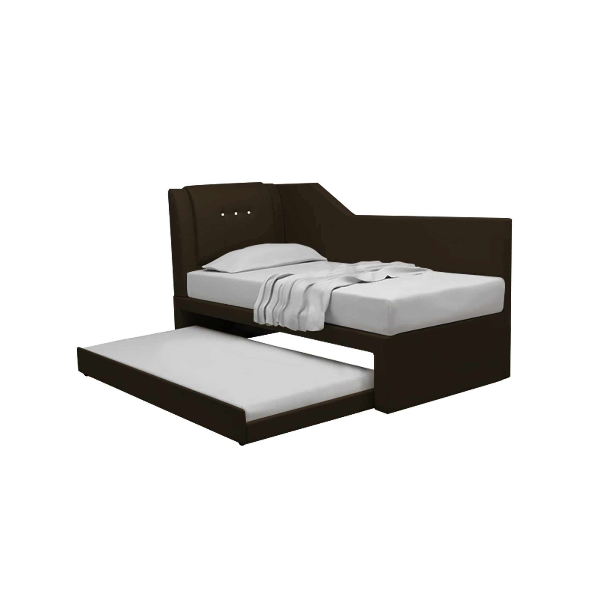 Miche Single/Super Single Pull-Out Bed Frame in Faux Leather or Pet-Friendly Fabric