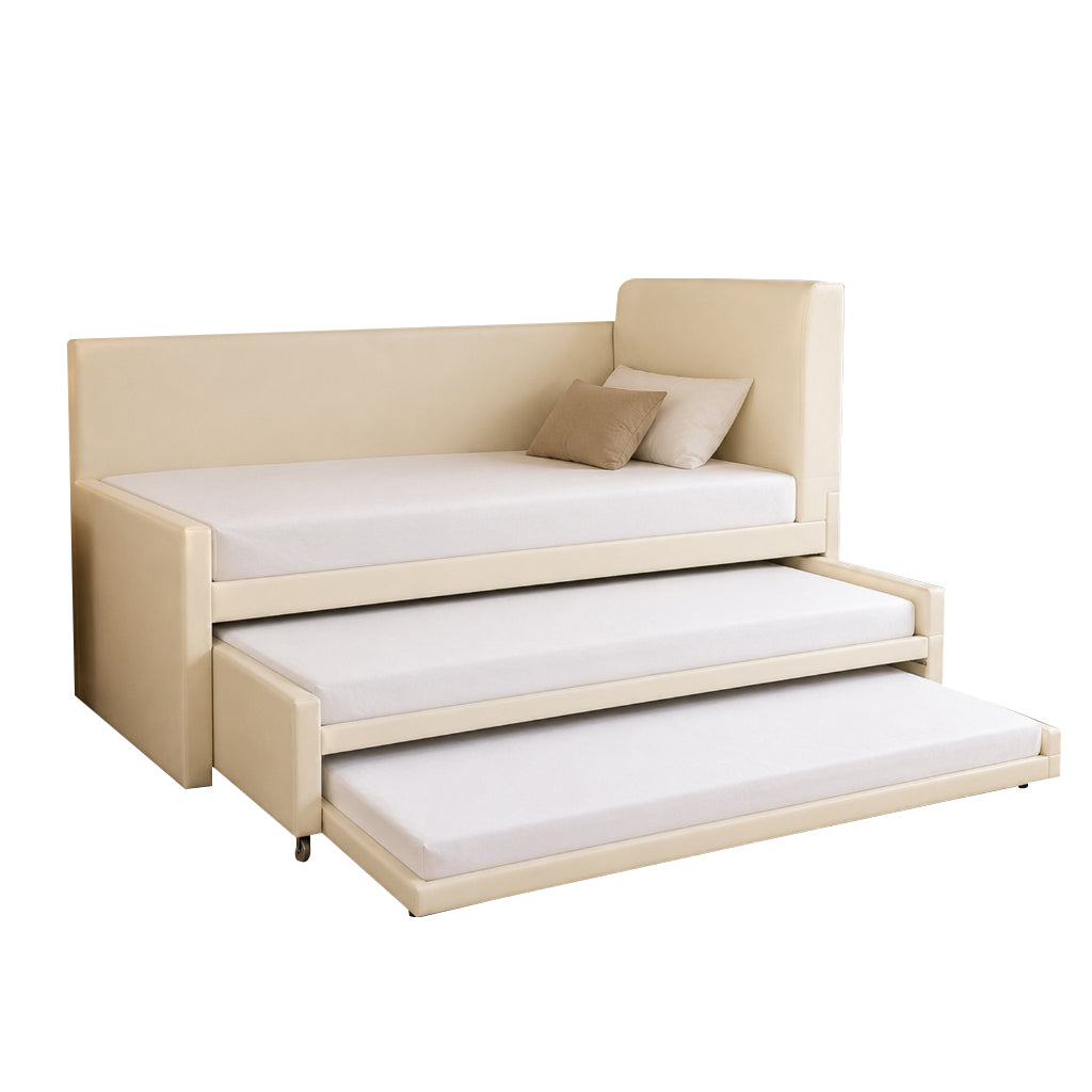 JARHA S/SSingle 3in1 Bedframe Pull-Out Bed with Pet-Friendly Scratch-Resistant Options