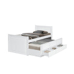 Nommi Single / Super Single Pull-Out Bed Frame with Drawers