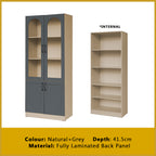 Hudson Series Open Shelves Display Cabinet Bookshelf Storage in 9 Models