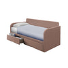 Korro Series Model F Daybed with Drawers - Pet-Friendly Option with Mattress - 56 Colours