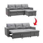 Marjie Series 6 Sleeper Sectional Reversible Sofa w/ Storage Upholstered w/ Pet-Friendly Option