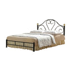 Julie Series 6 Queen Metal Bed Frame Collection w/ Optional Mattress Add On
