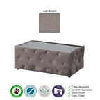 Millie Coffee Table PetFriendly Fabric/Leather Scratch-Resistant in 20 Available Colours