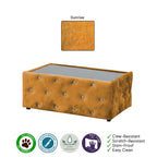 Millie Coffee Table PetFriendly Fabric/Leather Scratch-Resistant in 20 Available Colours