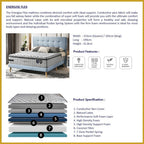 Honey 11"/15" Energise Series Anti-Static 7-Zone Pocket Spring Mattress - All Sizes