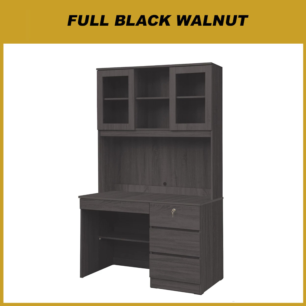 Furnituremart Tonee Study Computer Office Table with Drawer w/ Lock in 4 Colours